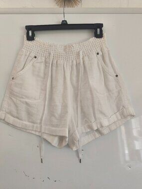 Simply Blessed White Shorts